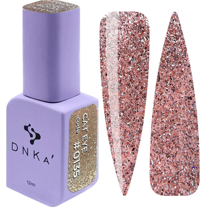 DNKa  Gel Polish Cat Eye Гель-лак з ефектом котячого ока, 12 мл №0135/008 HEMA/TPO Free